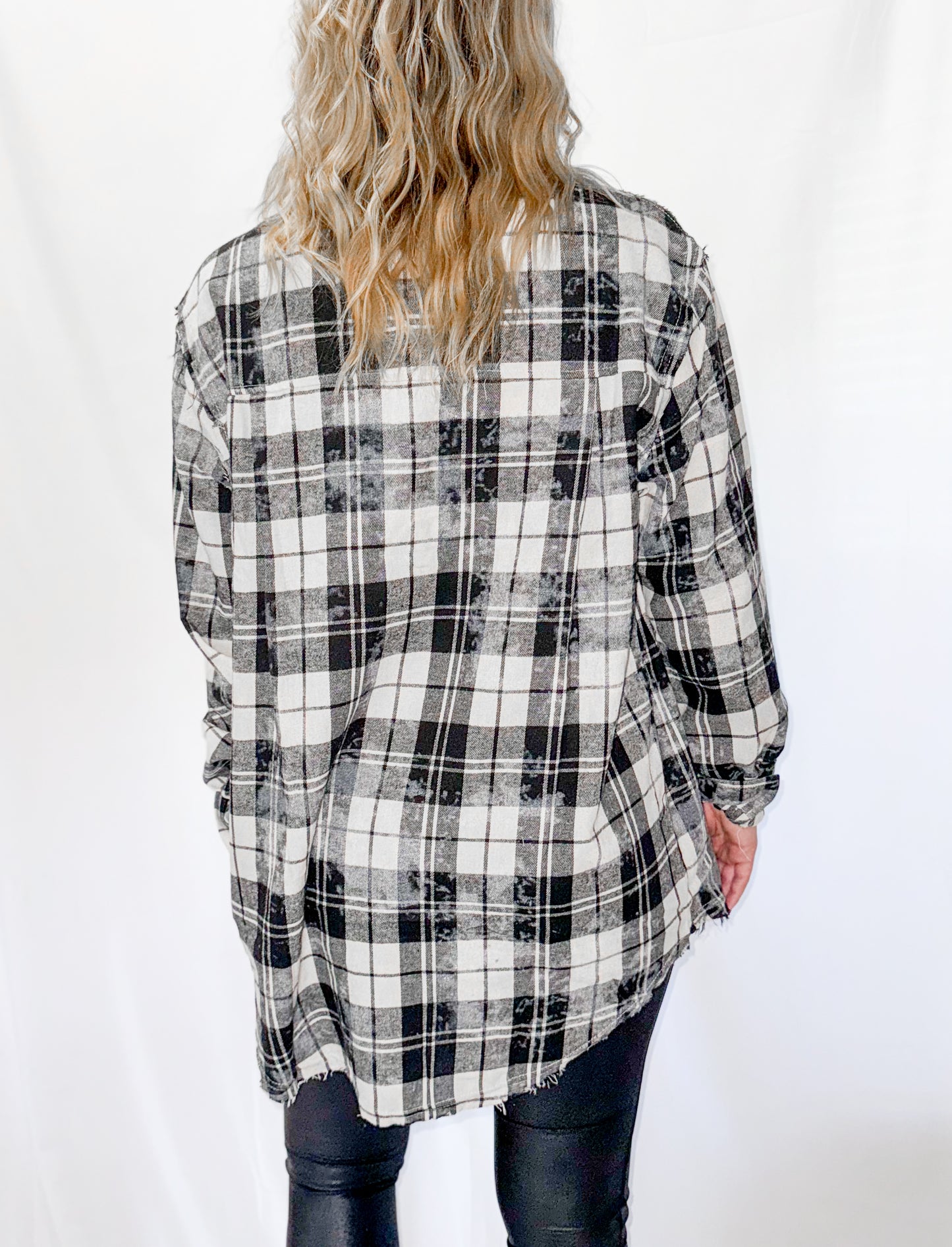 Acid-washed Cut Edge Flannel