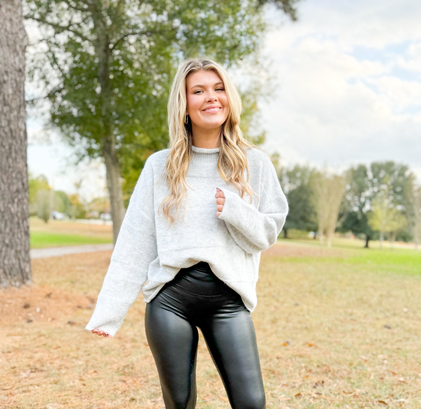 Heather Grey Ryleigh Sweater