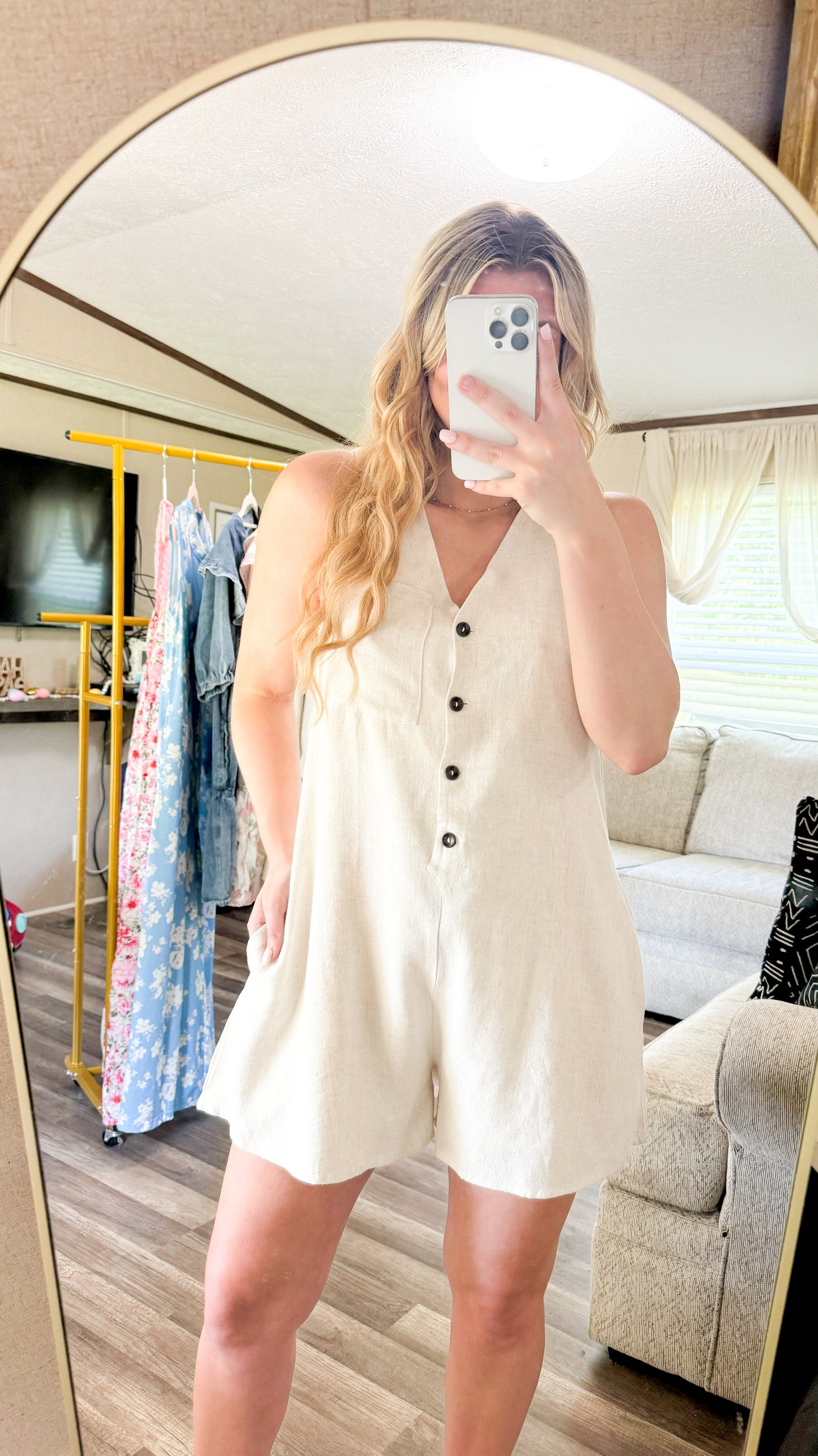 Linen Romper