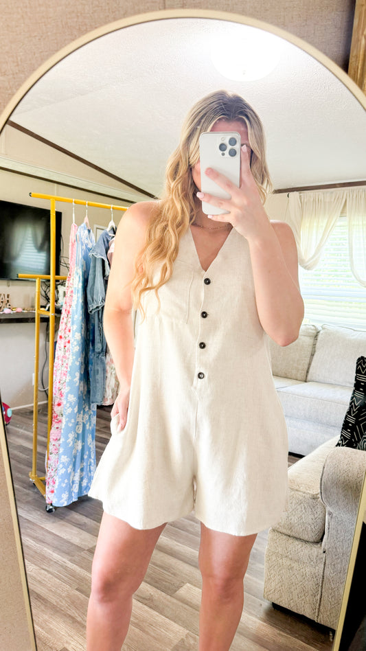 Linen Romper