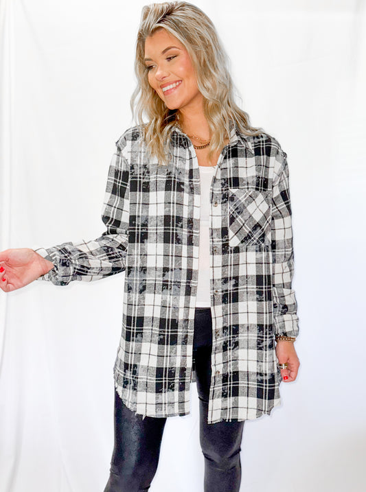 Acid-washed Cut Edge Flannel