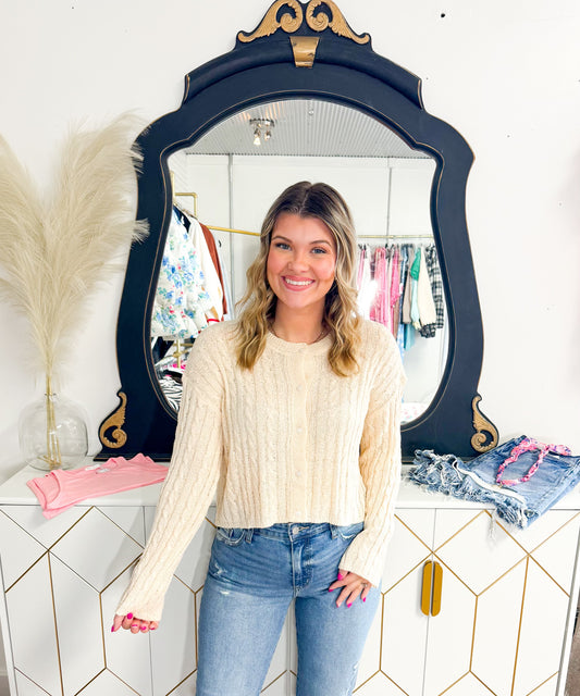 Cable Knitted Cardigan